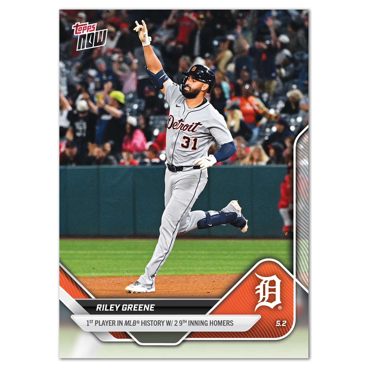 Riley Greene - 2025 MLB Topps NOW® - Card 132 - PR: 2879