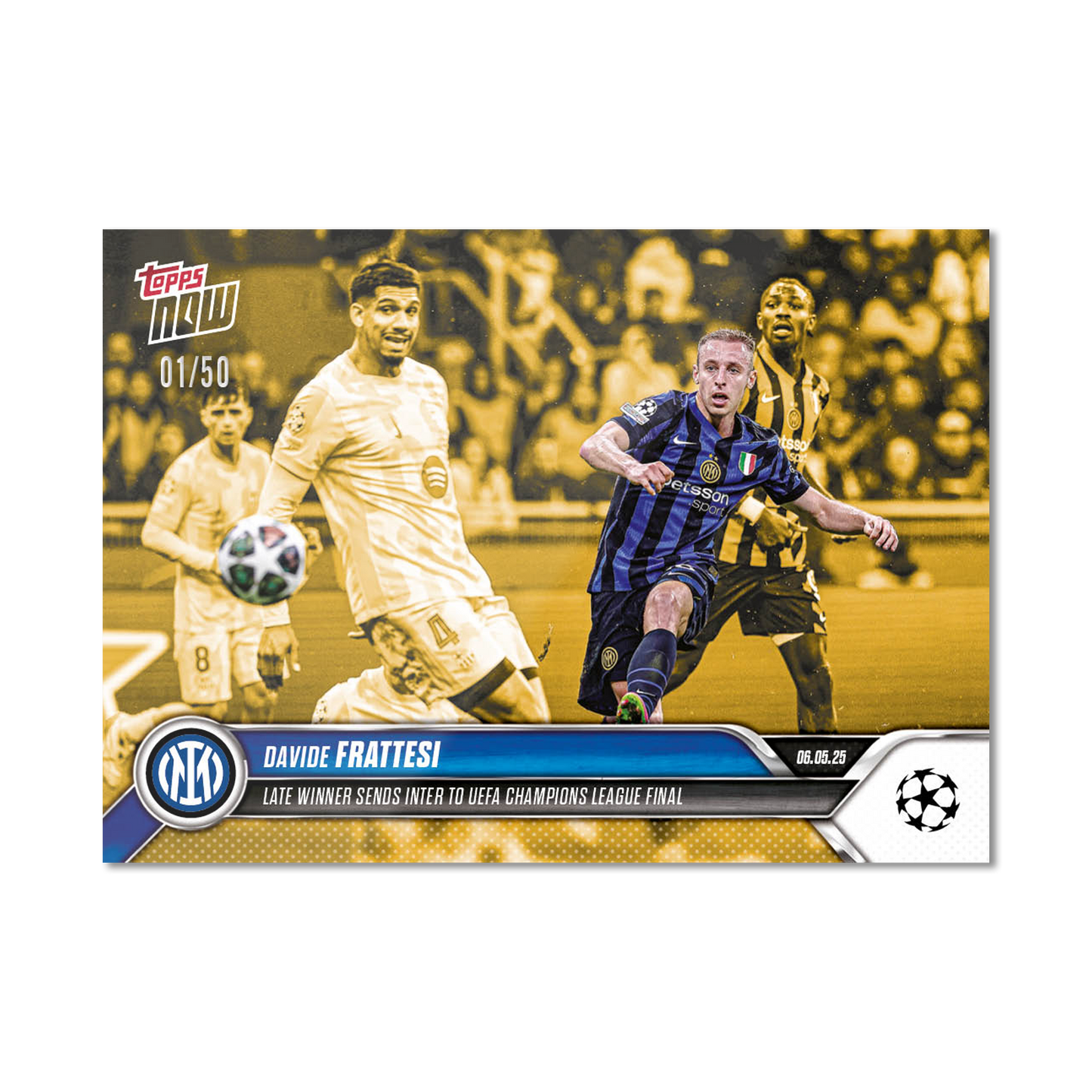 Davide Frattesi - 2024-25 UCL Topps NOW® - Card 153