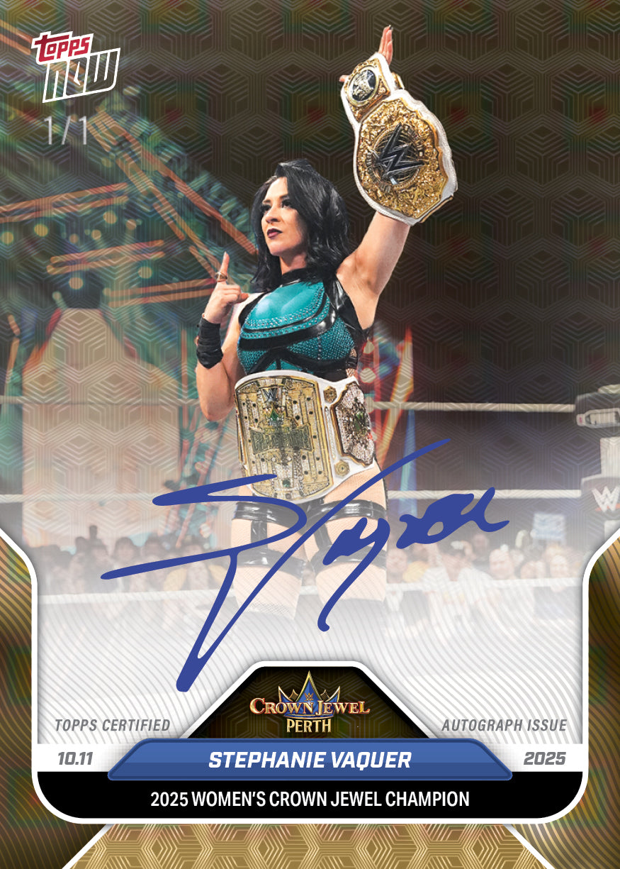 Stephanie Vaquer - 2025 WWE Topps NOW® - Card 103 - PR: 3102
