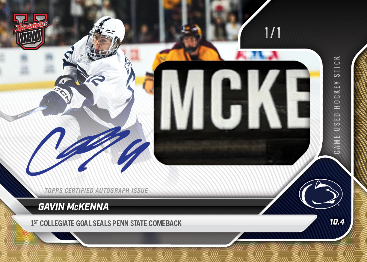 Gavin McKenna - 2025-26 Bowman U NOW® Hockey - Card 2 - PR: 5641