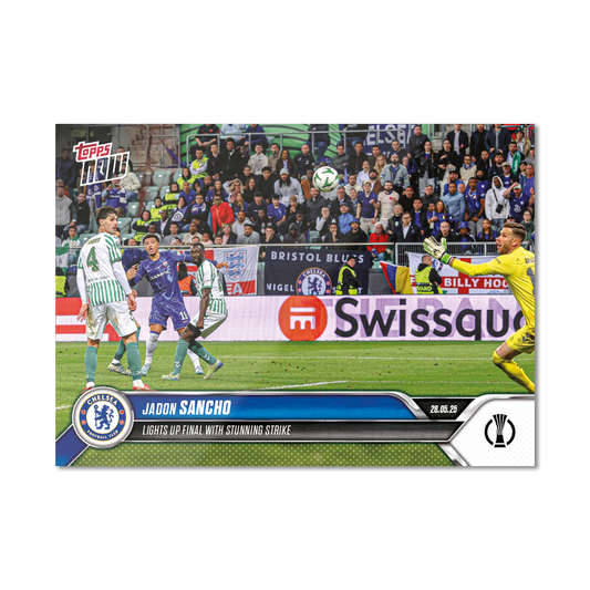 Jadon Sancho - 2024-25 UECL Topps NOW® - Card 14 - PR: 334