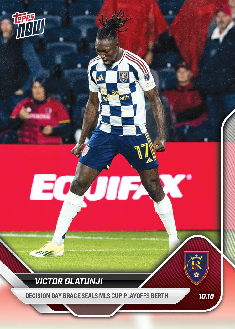 Victor Olatunji - 2025 MLS Topps NOW® - Card 116 - PR: 116