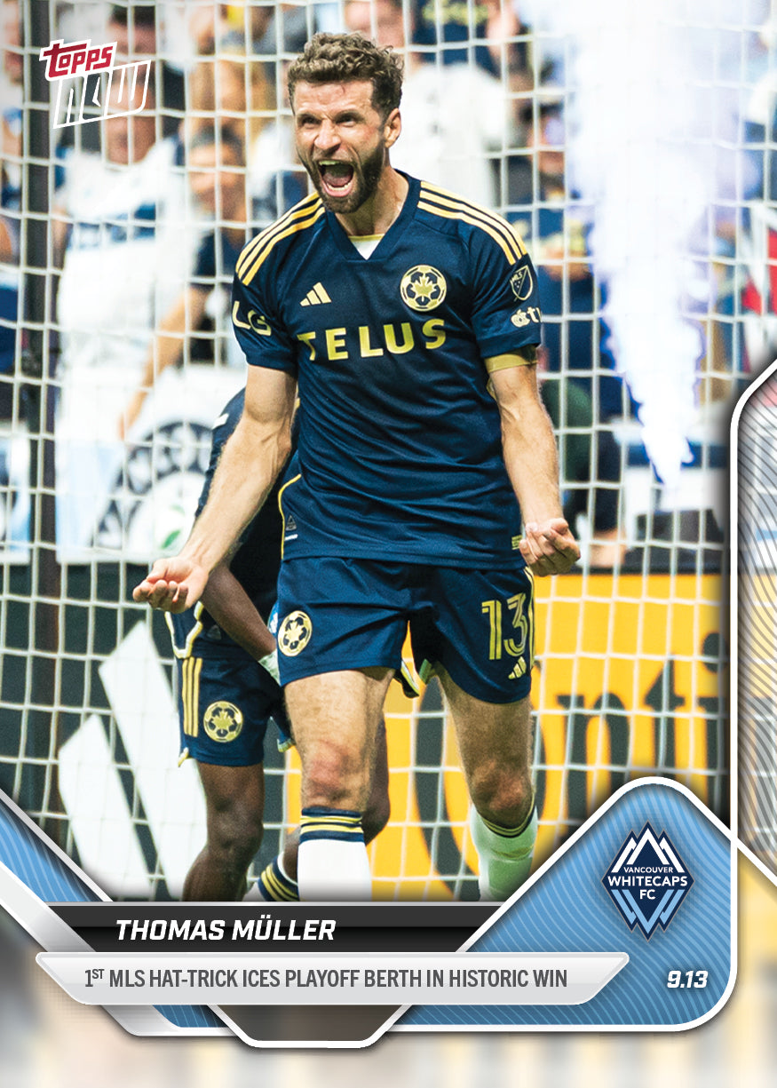 Thomas Müller - 2025 MLS Topps NOW® - Card 93 - LOOK FOR AUTOS - PR: 958