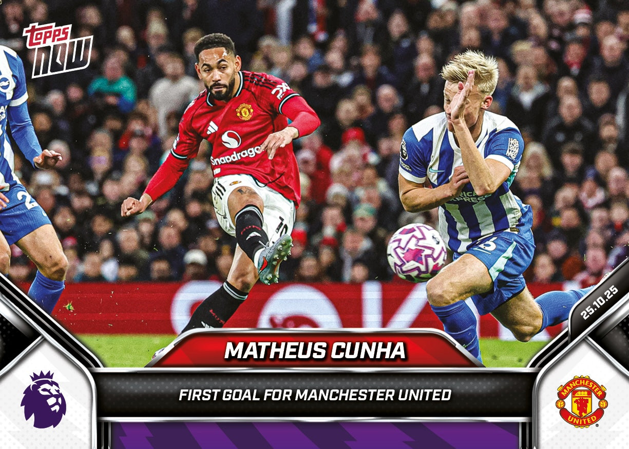 Matheus Cunha - 2025-26 Premier League Topps NOW® - Card 40