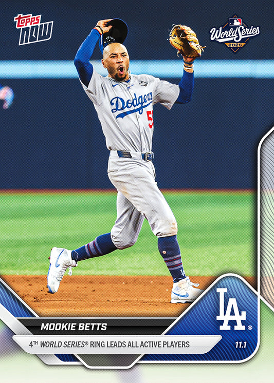 Mookie Betts - 2025 MLB Topps NOW® - Card 928 - PR: 5099