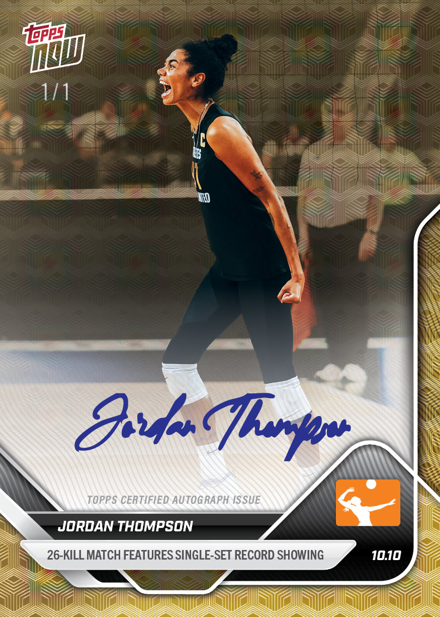 Jordan Thompson - 2025 AU Pro Volleyball Topps NOW® - Card 4 - PR: 197