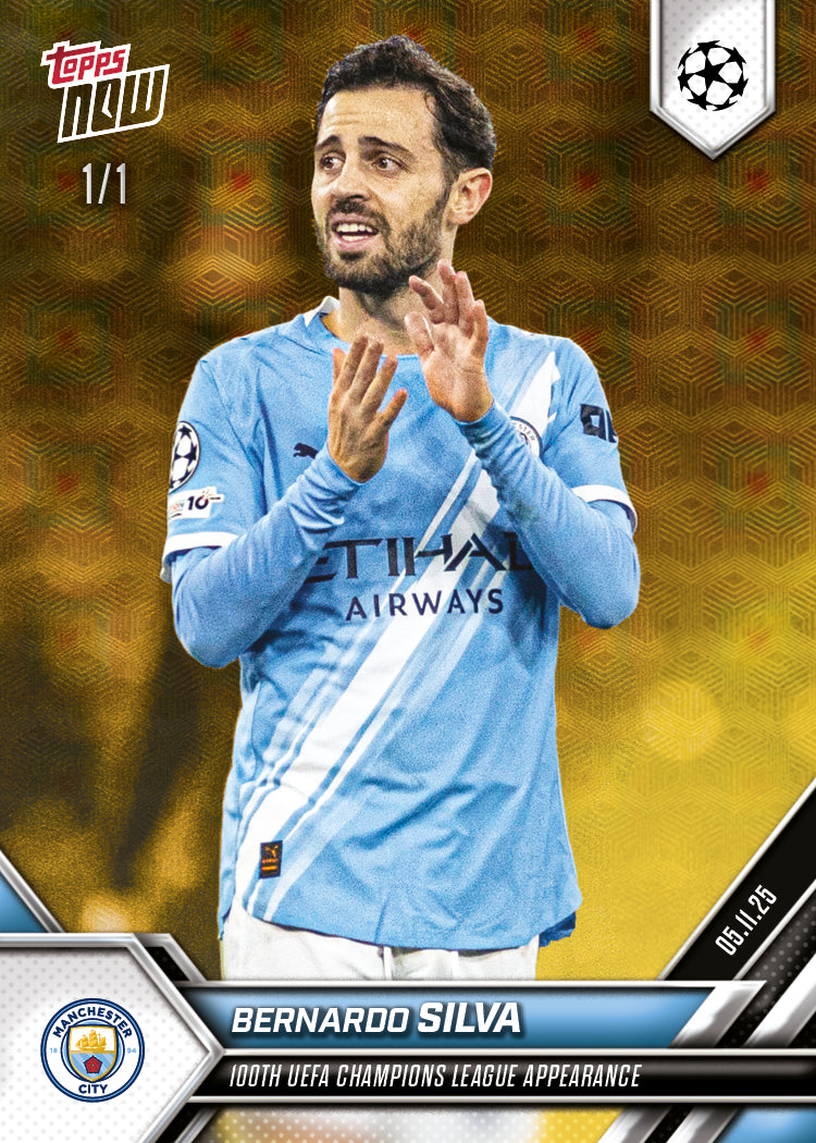 Bernardo Silva - 2025-26 UCL Topps NOW® - Card 49