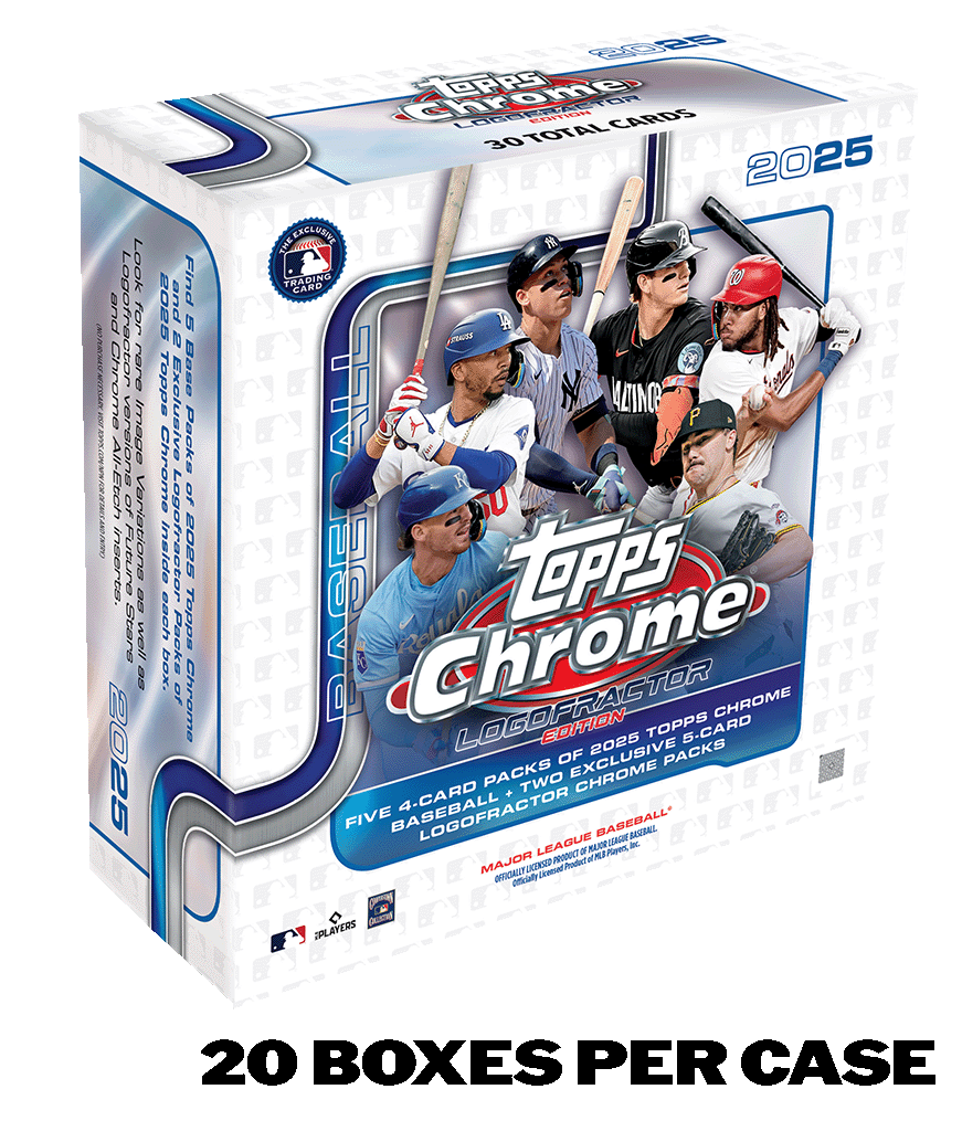 2025 Topps Chrome® Baseball Logofractor Edition - Sealed Case