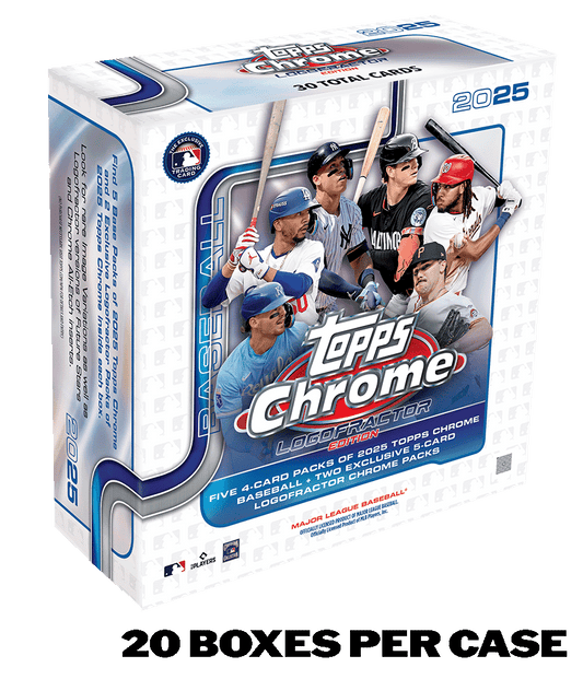 2025 Topps Chrome® Baseball Logofractor Edition - Sealed Case
