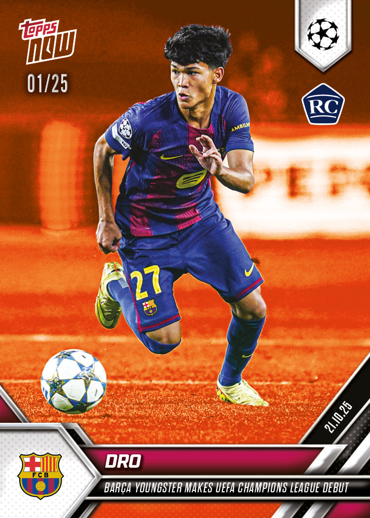Dro - 2025-26 UCL Topps NOW® - Card 31 - PR: 2889