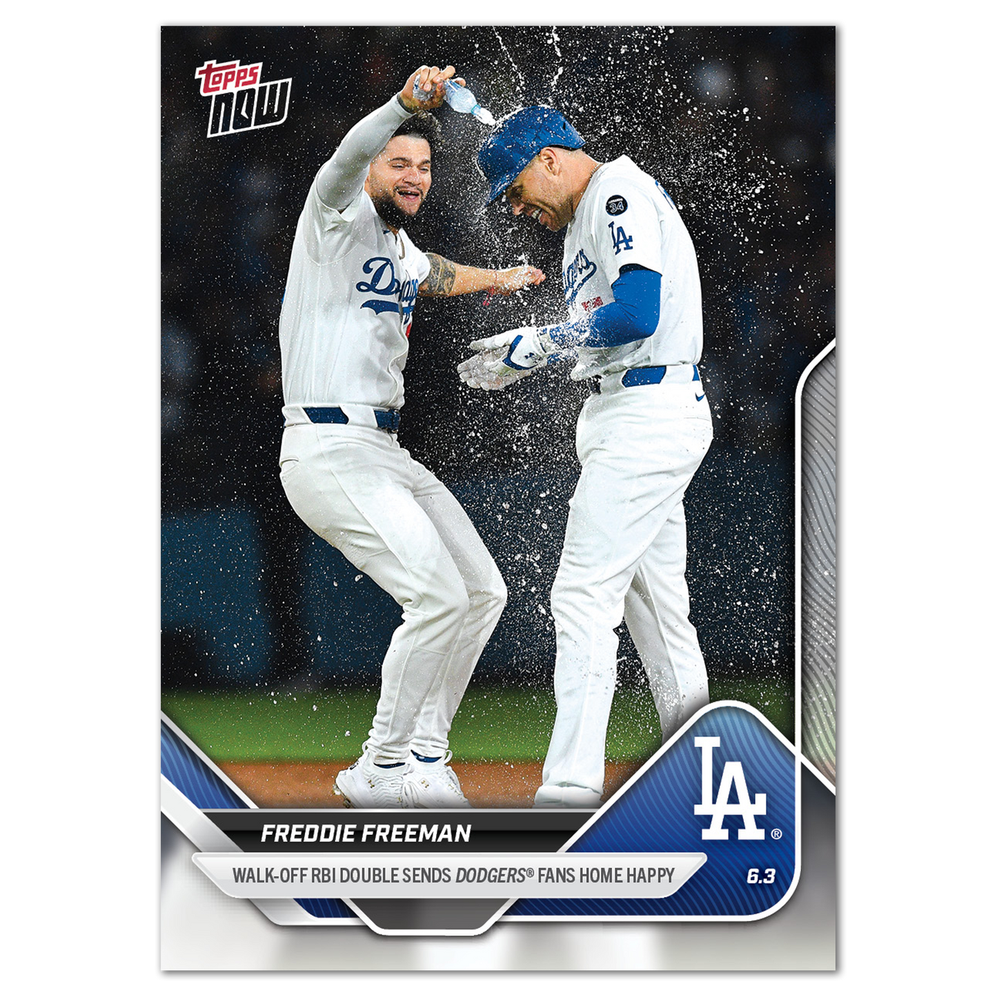 Freddie Freeman - 2025 MLB Topps NOW® - Card 252 - PR: 893