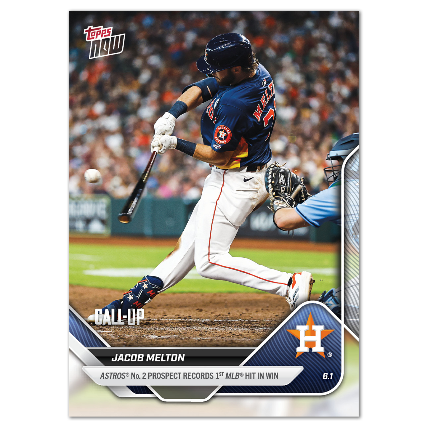 Jacob Melton - 2025 MLB Topps NOW® - Card 246  - PR: 889