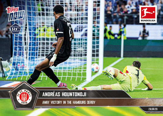 Andréas Hountondji - 2025-26 Bundesliga Topps NOW® - Card 11 - PR: 367