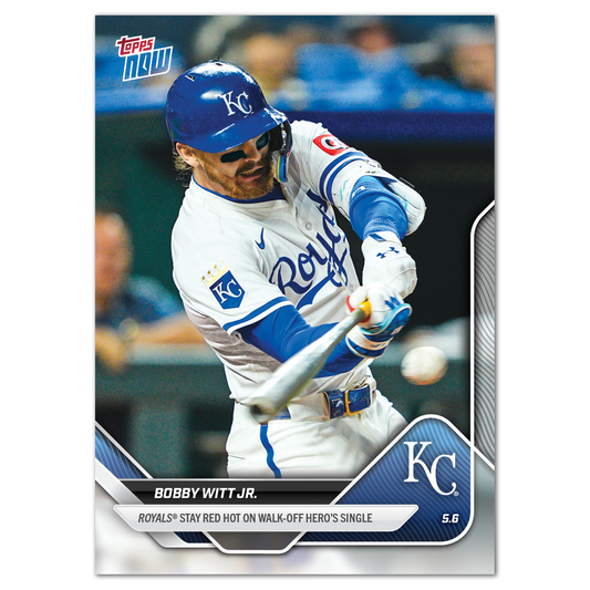 Bobby Witt Jr. - 2025 MLB Topps NOW® - Card 150 - PR: 1030