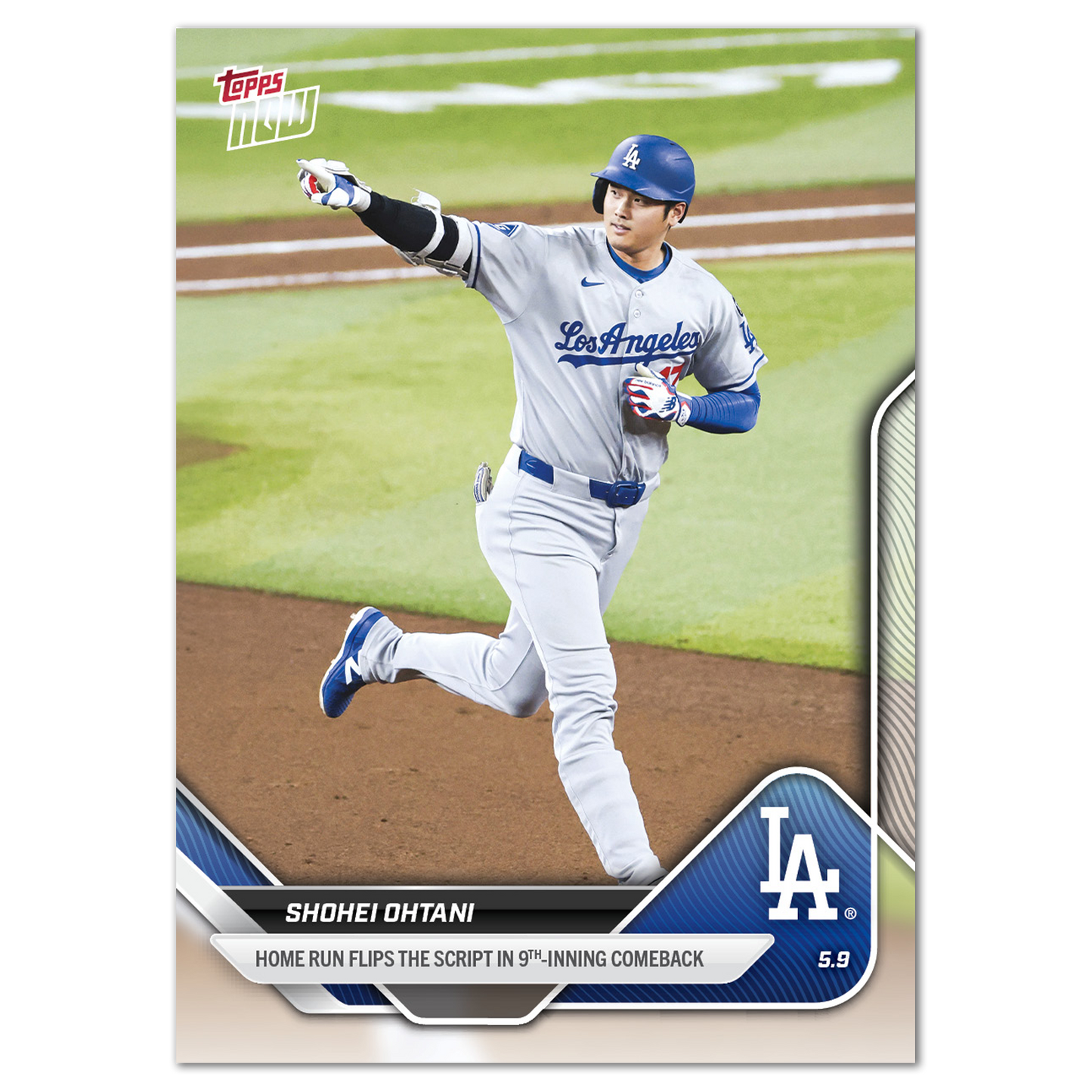 Shohei Ohtani - 2025 MLB Topps NOW® - Card 160 - PR: 9182