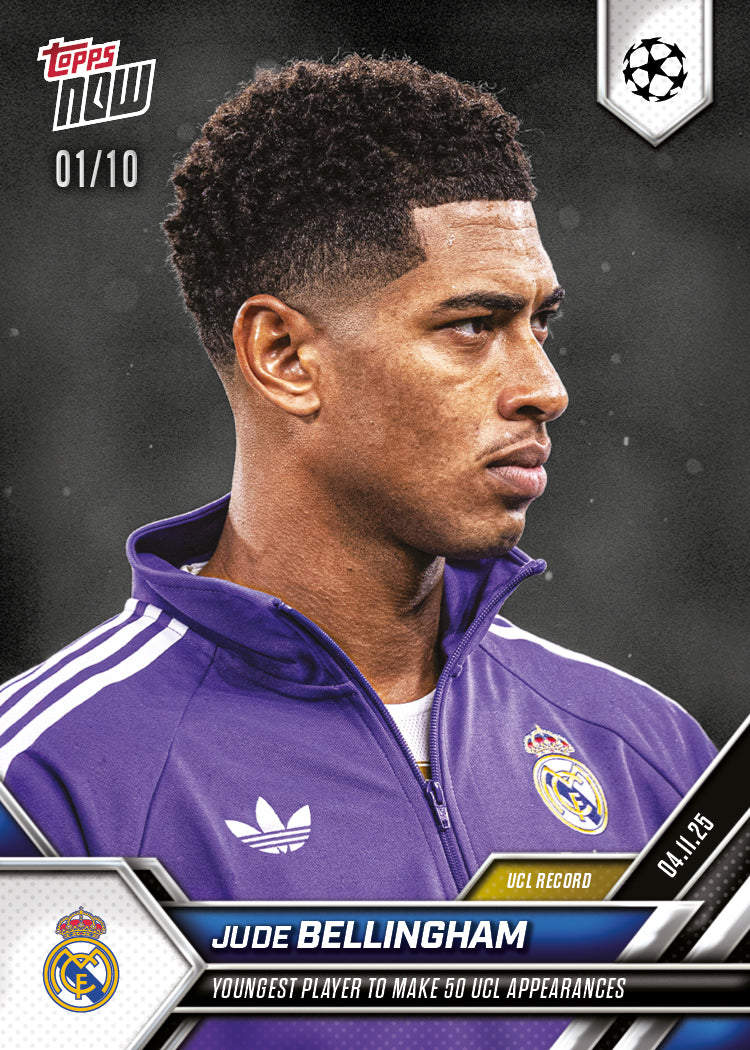 Jude Bellingham - 2025-26 UCL Topps NOW® - Card 43