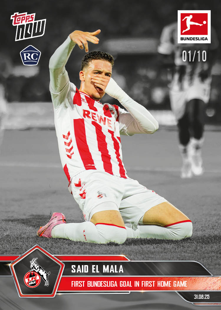 Said El Mala - 2025-26 Bundesliga Topps NOW® - Card 15 - PR: 1212