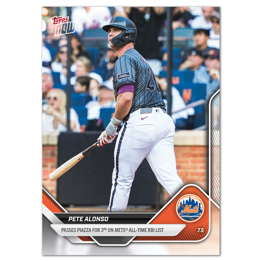 Pete Alonso - 2025 MLB Topps NOW® - Card 390  - PR: 891