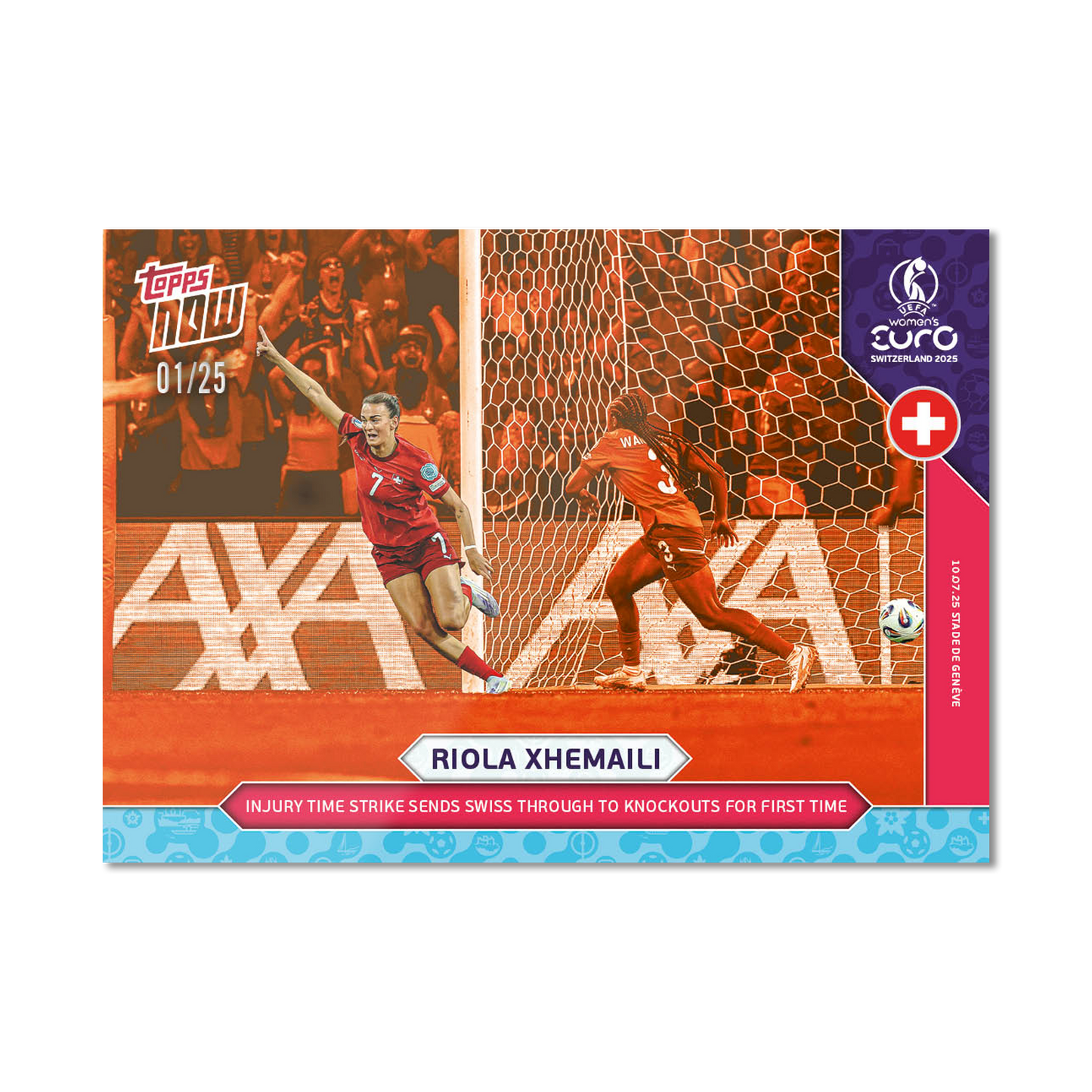 Riola Xhemaili - UEFA Women’s EURO 2025™ Topps NOW®  - Card 14 - PR: 101
