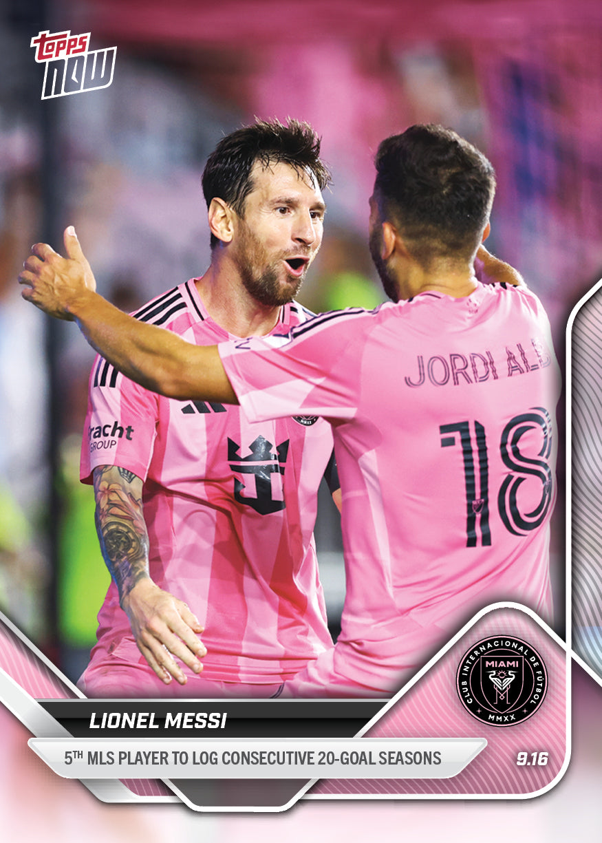 Lionel Messi - 2025 MLS Topps NOW® - Card 94 - PR: 2459