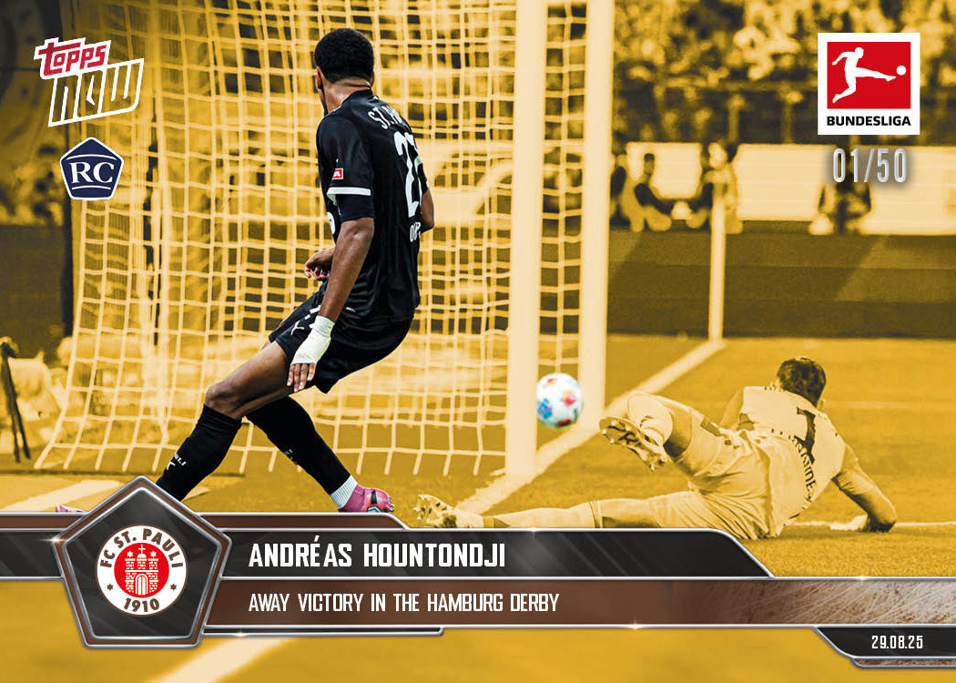 Andréas Hountondji - 2025-26 Bundesliga Topps NOW® - Card 11 - PR: 367