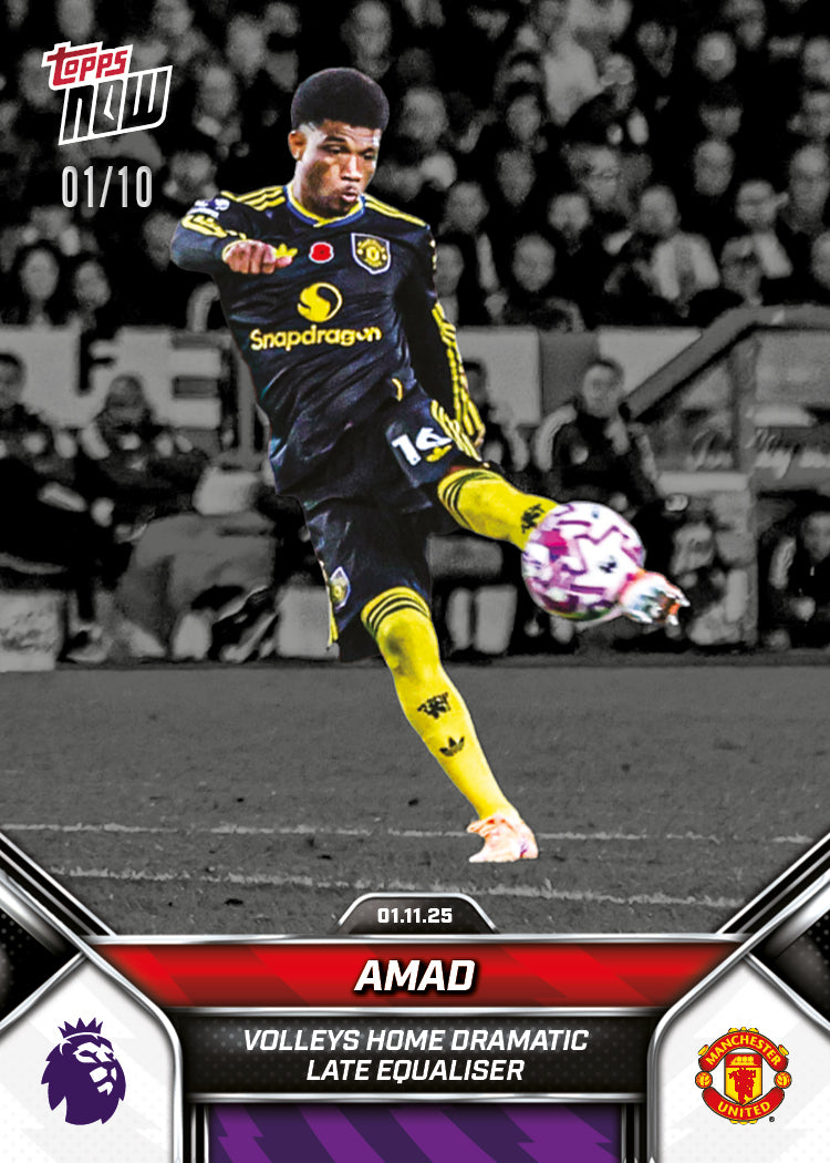 Amad - 2025-26 Premier League Topps NOW® - Card 48