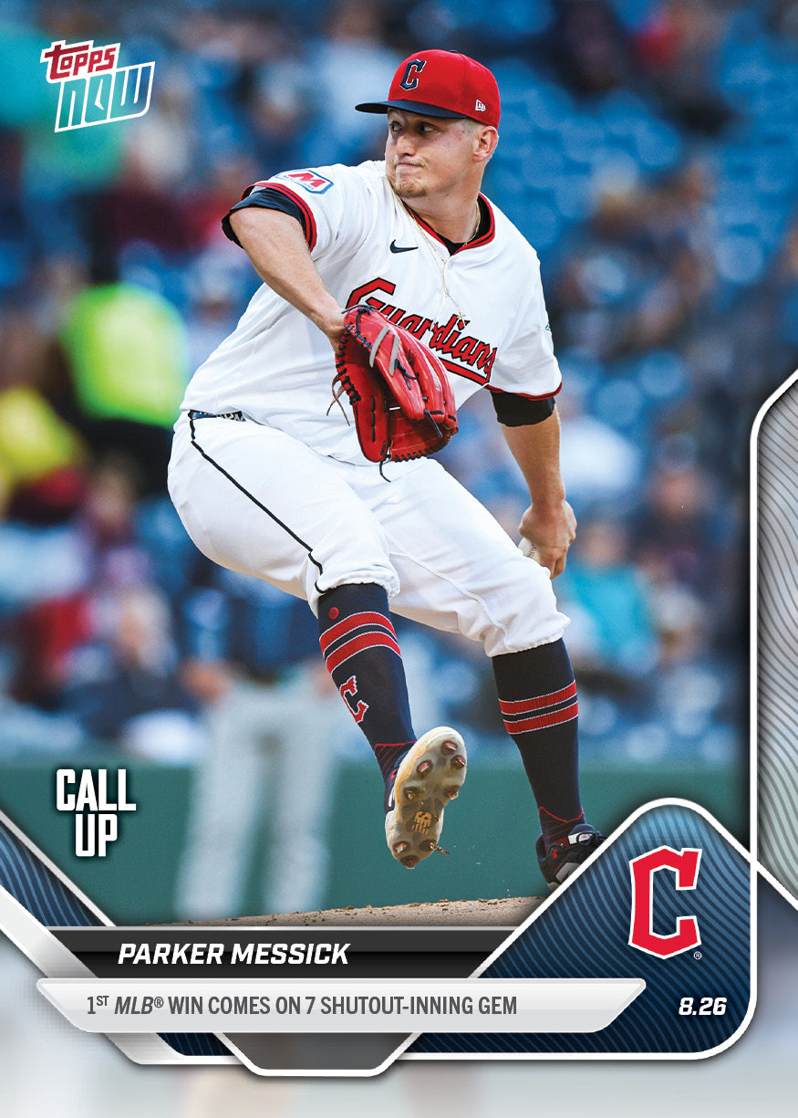 Parker Messick - 2025 MLB Topps NOW® - Card 612 - PR: 906