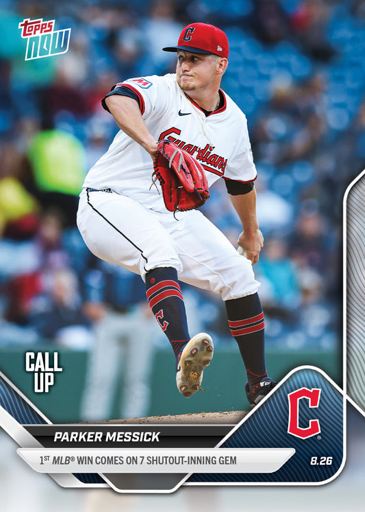 Parker Messick - 2025 MLB Topps NOW® - Card 612 - PR: 906