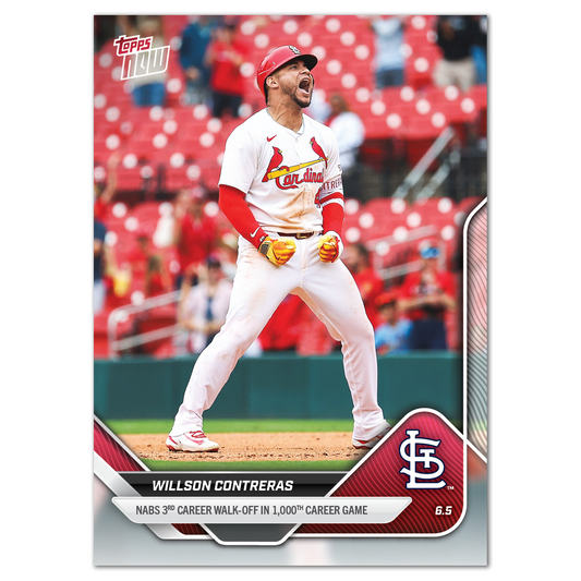 Willson Contreras - 2025 MLB Topps NOW® - Card 260 - PR: 425
