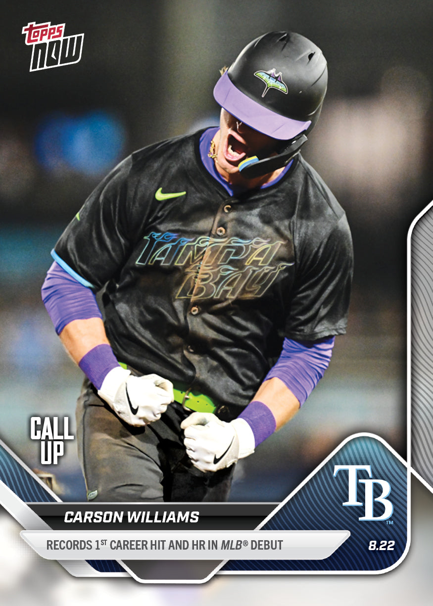 Carson Williams  - 2025 MLB Topps NOW® - Card 593 - PR: 2021