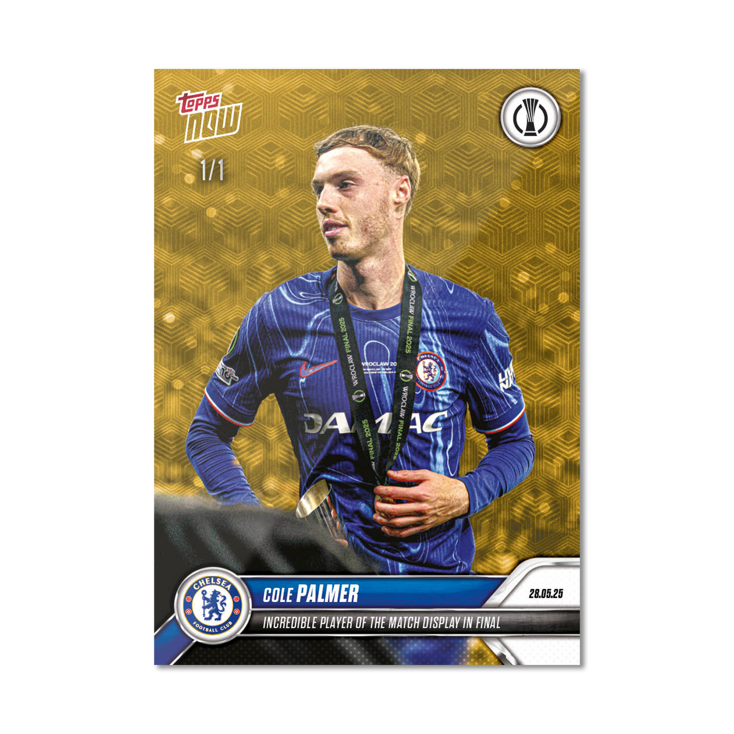 Cole Palmer - 2024-25 UECL Topps NOW® - Card 13 - LOOK FOR AUTO-RELICS - PR: 3073