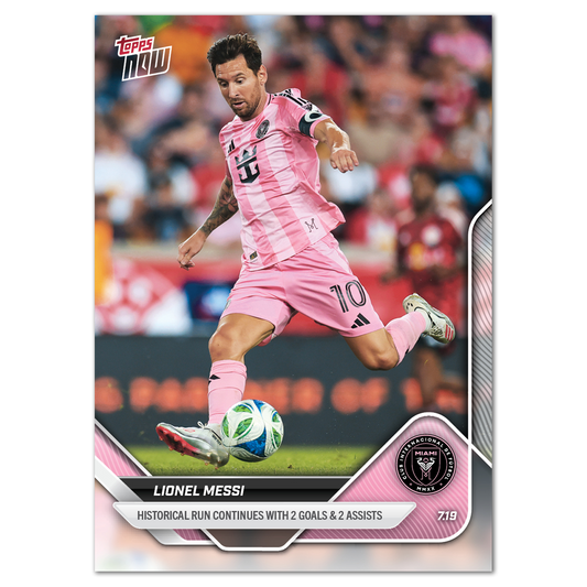 Lionel Messi - 2025 MLS Topps NOW® - Card 67 - PR: 2209