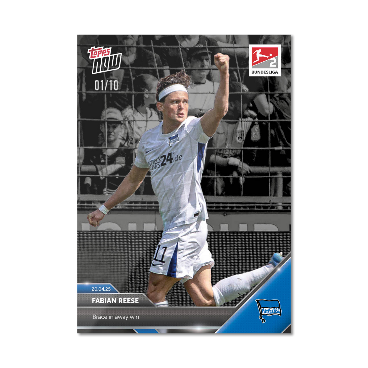 Fabian Reese - 2024-25 Bundesliga Topps NOW® Card 171 - PR: 184