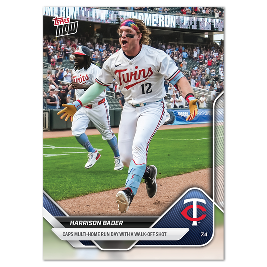 Harrison Bader - 2025 MLB Topps NOW® - Card 385 - PR: 459