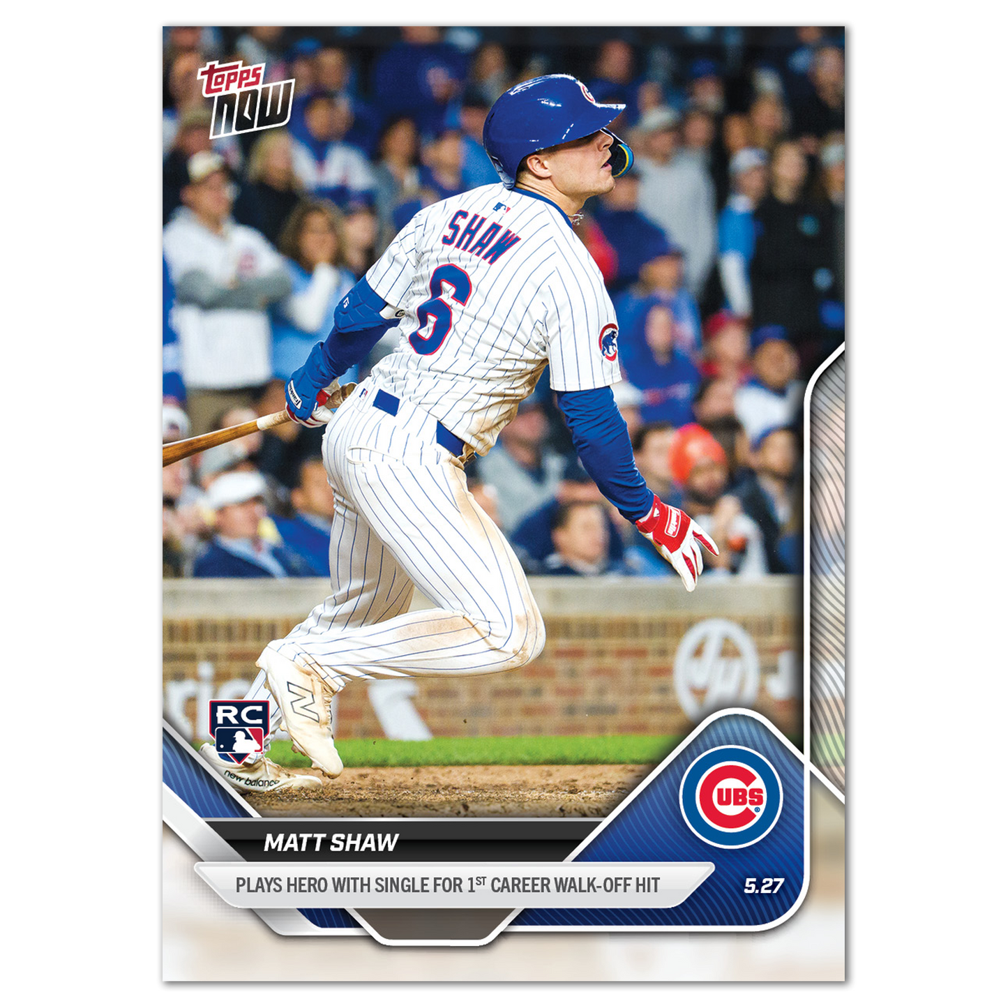 Matt Shaw - 2025 MLB Topps NOW® - Card 225 - LOOK FOR AUTOS - PR: 2267