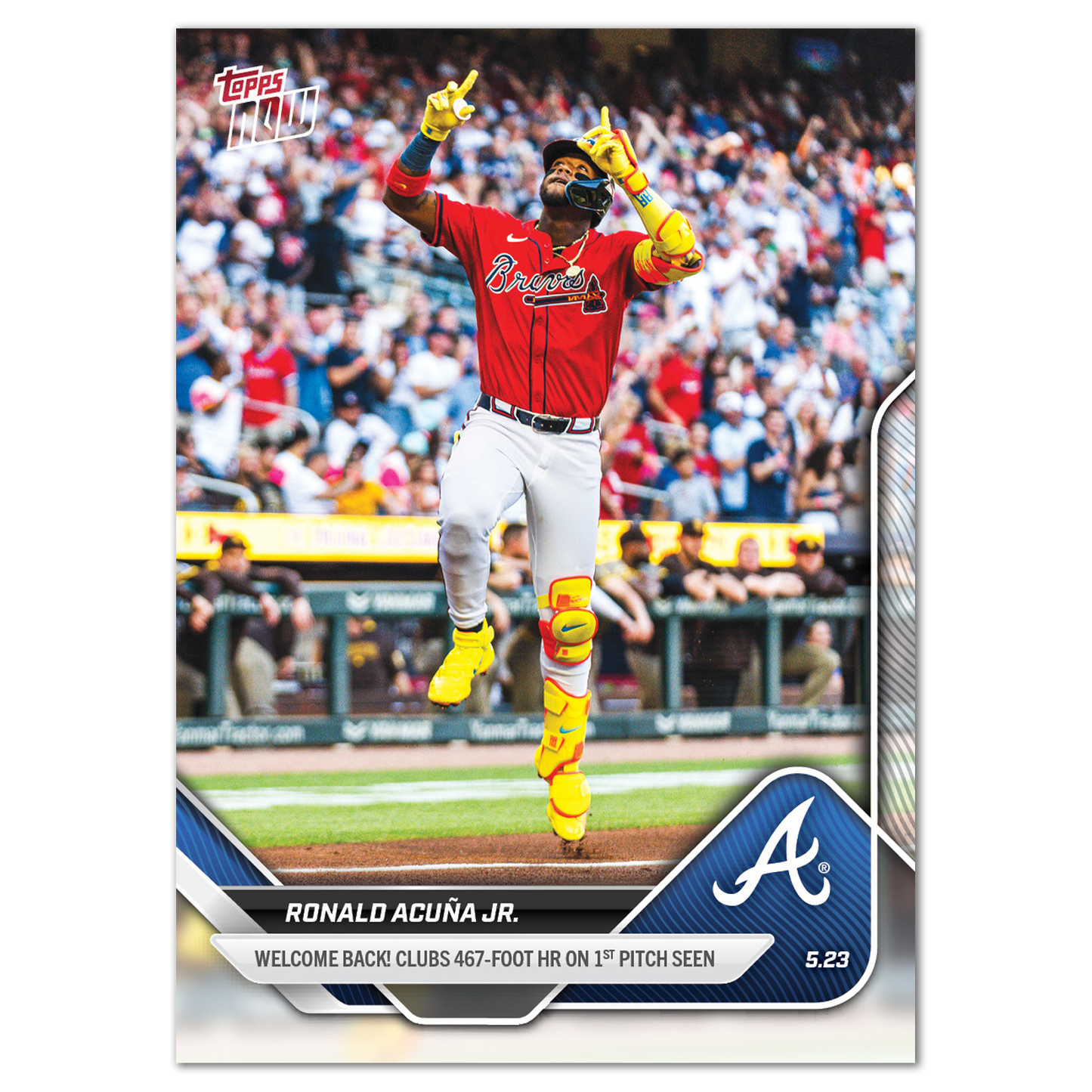 Ronald Acuña Jr. - 2025 MLB Topps NOW® - Card 204 - PR: 2824