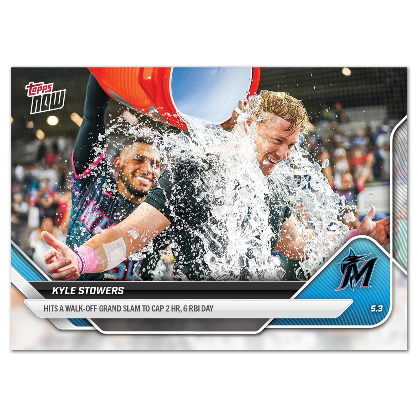 Kyle Stowers - 2025 MLB Topps NOW® - Card 135 - PR: 295