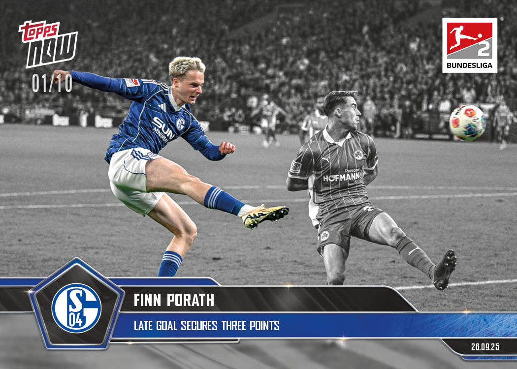 Finn Porath - 2025-26 Bundesliga Topps NOW® - Card 30 - PR: 275