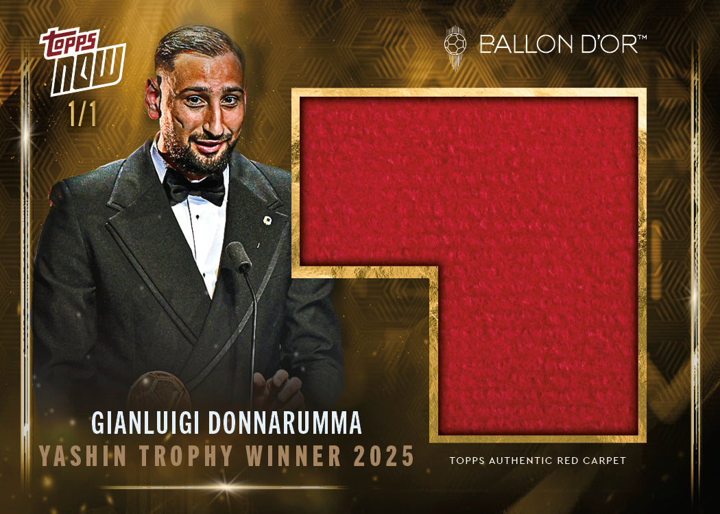Gianluigi Donnarumma - 2025 Ballon d'Or Topps NOW® - Card 5 - LOOK FOR AUTO & RELICS - PR: 739