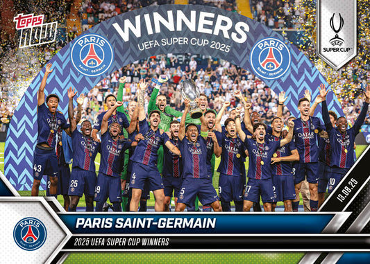 Paris Saint-Germain - 2025-26 UCL Topps NOW® Card 1 - PR: 773
