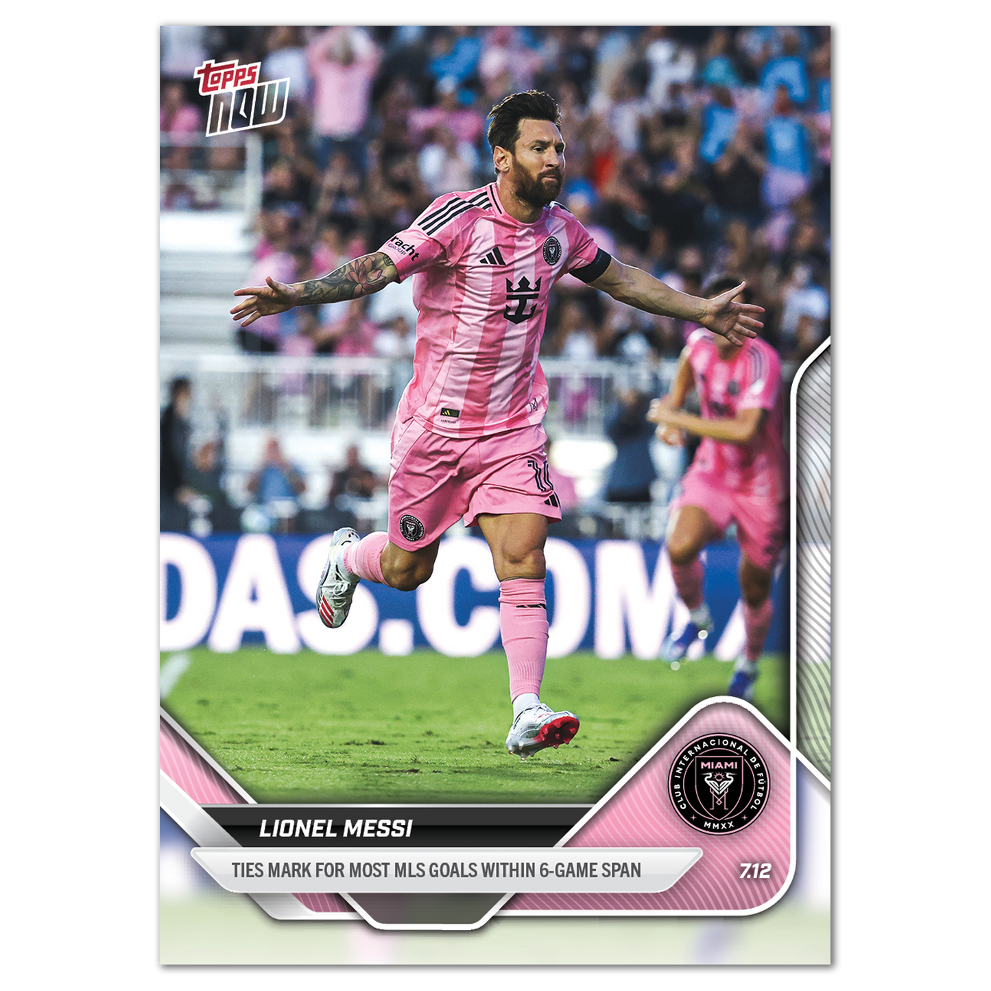 Lionel Messi - 2025 MLS Topps NOW® - Card 63 - PR: 1719