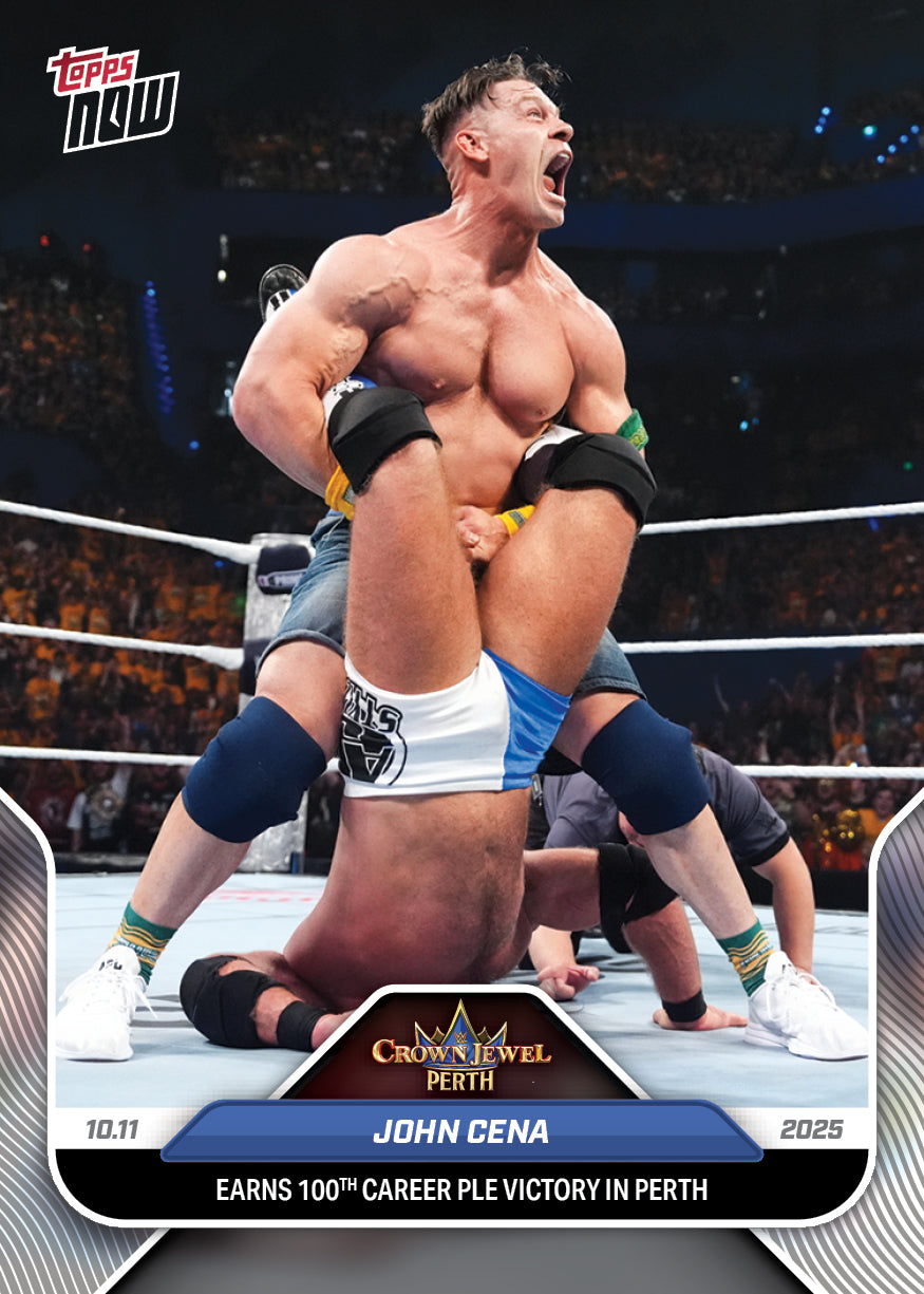 John Cena - 2025 WWE Topps NOW® - Card 108 - PR: 1221