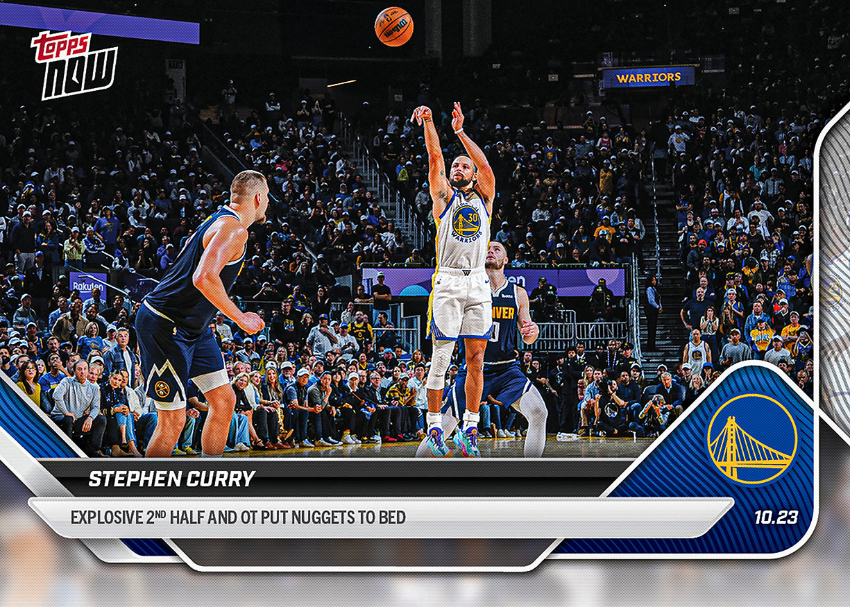 Stephen Curry - 2025-26 NBA Topps NOW® - Card 22 - PR: 4265