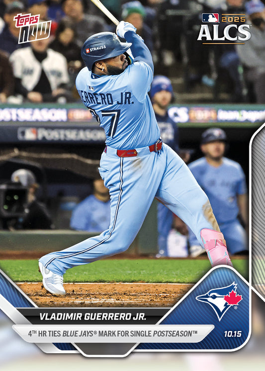 Vladimir Guerrero Jr. - 2025 MLB Topps NOW® - Card 872 - PR: 1328