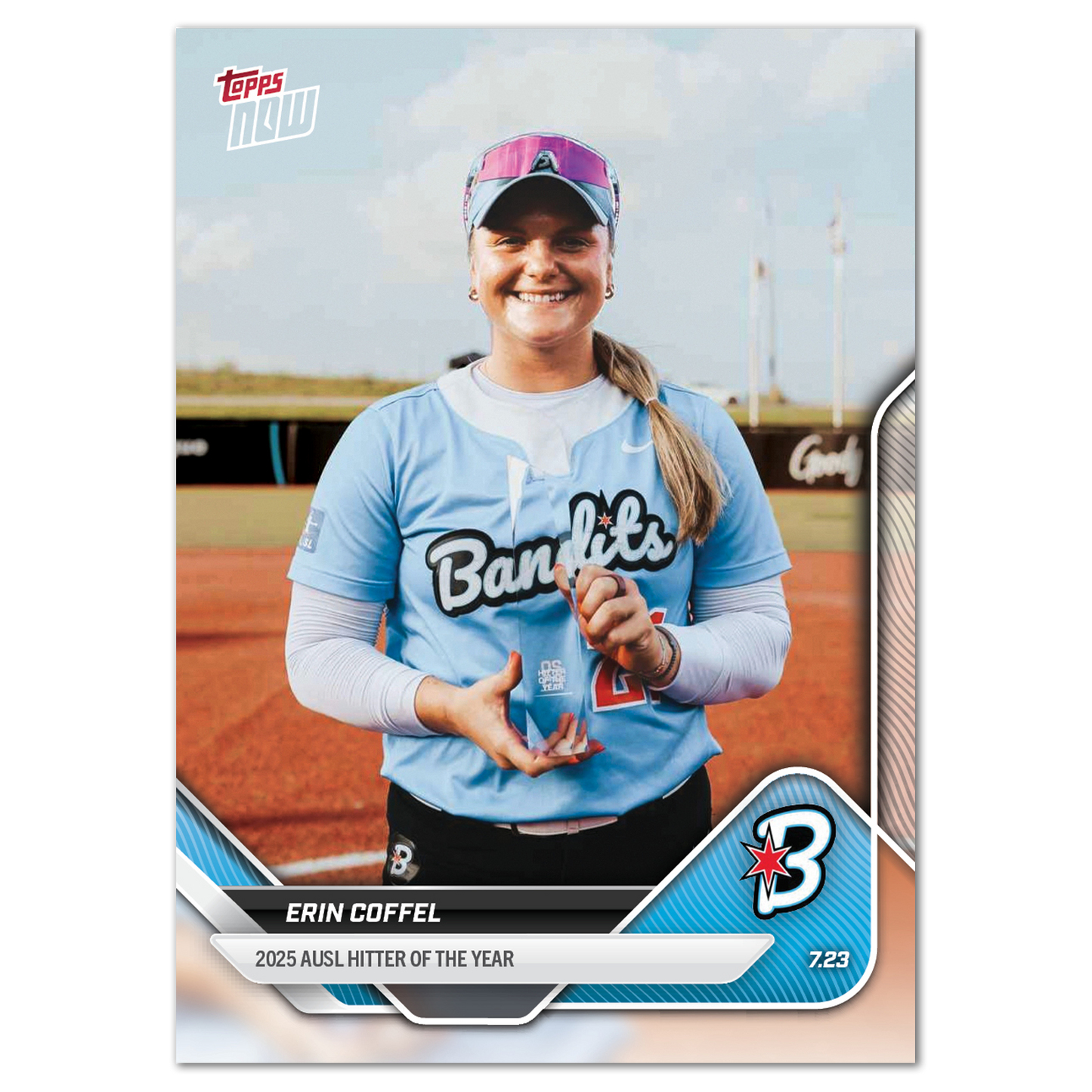 Erin Coffel - 2025 AUSL Topps NOW® - Card 25 - LOOK FOR AUTOS - PR: 1186