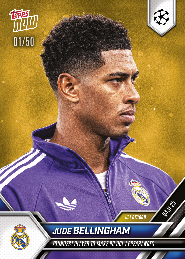 Jude Bellingham - 2025-26 UCL Topps NOW® - Card 43