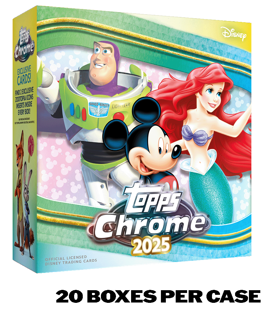 2025 Topps Chrome® Disney - Mega Box - Sealed Case