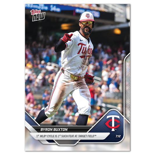 Byron Buxton - 2025 MLB Topps NOW® - Card 417 - LOOK FOR AUTOS - PR: 2125