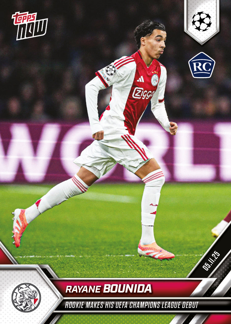 Rayane Bounida - 2025-26 UCL Topps NOW® - Card 50