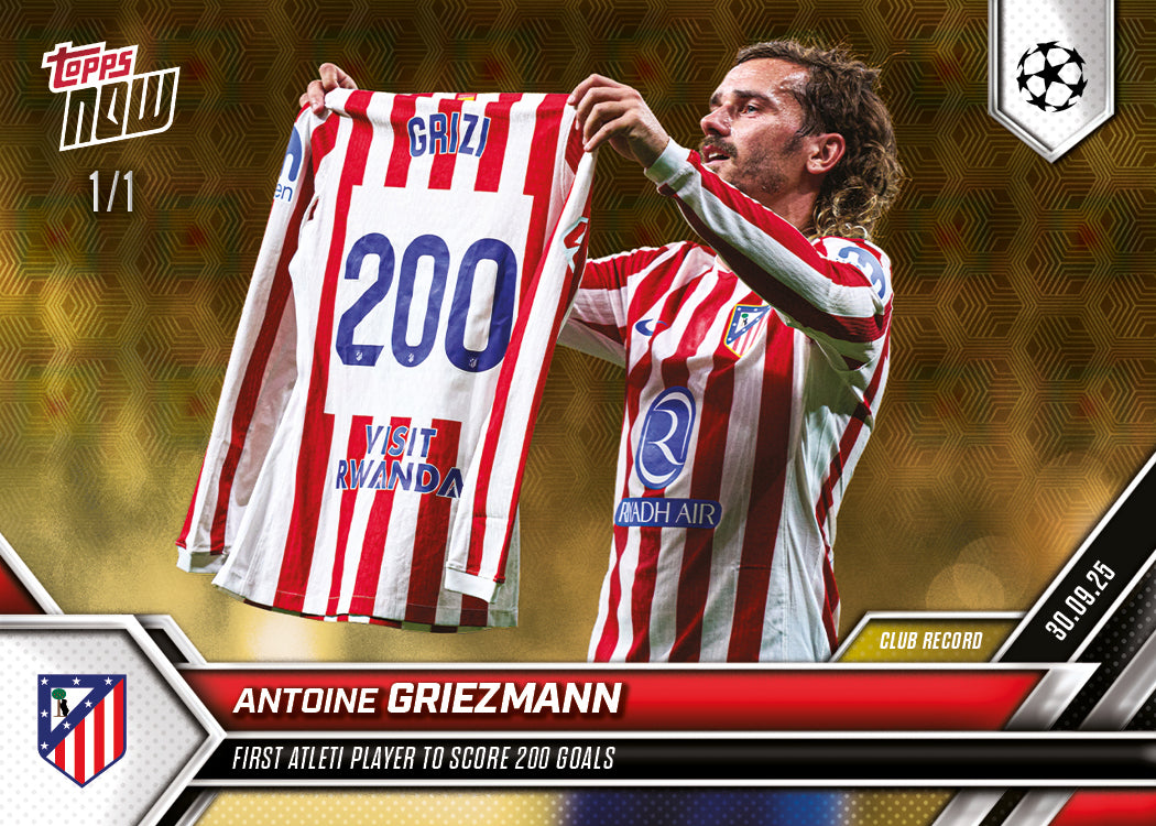 Antoine Griezmann - 2025-26 UCL Topps NOW® - Card 25 - PR: 1683
